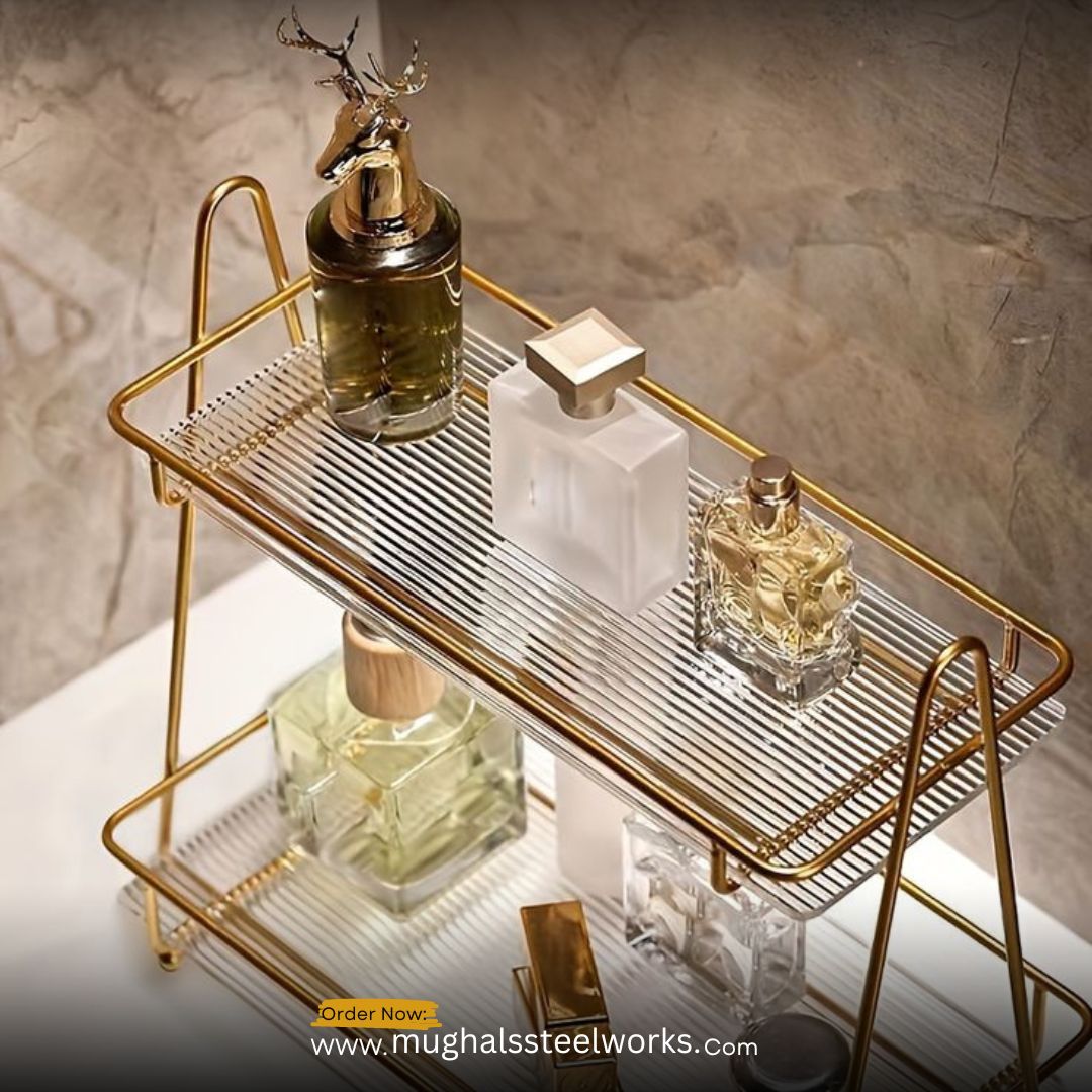 Steel Beauty Makeup Cosmetic Organizer Stand 04.