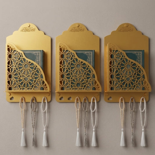 3 Piece Of Premium Metal Quran Holder