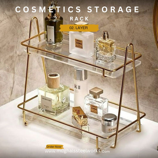 Steel Beauty Makeup Cosmetic Organizer Stand 04.
