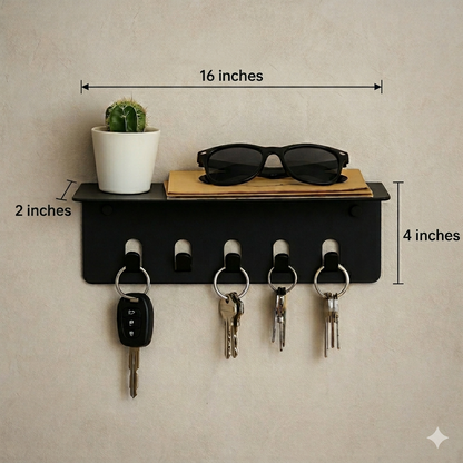 Modern Wall Mounted Metal Key Holder Rack