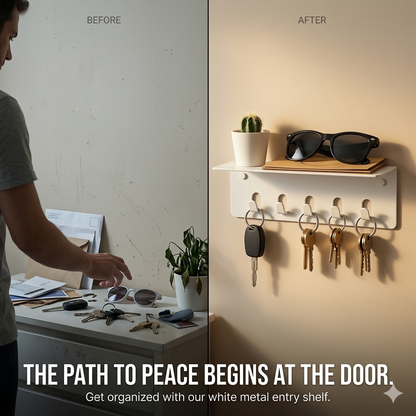 Modern Wall Mounted Metal Key Holder Rack