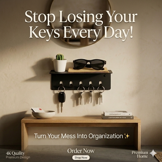 Modern Wall Mounted Key Holder Rack