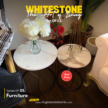 Albo Modern Side Coffee Tables Set Of 02 05