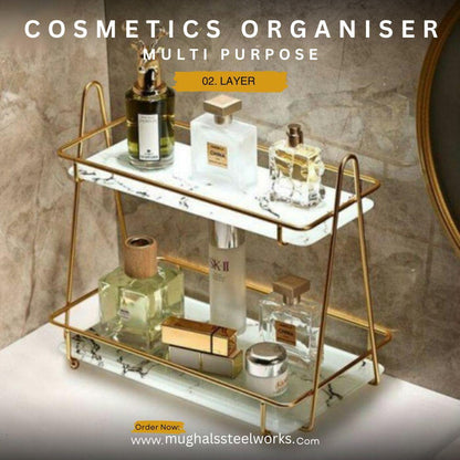 Steel Beauty Makeup Cosmetic Organizer Stand 04.