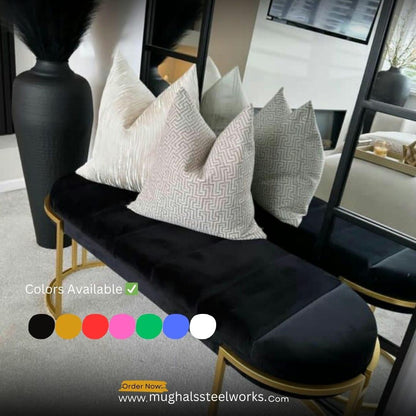 Ranee Ottoman Bench Black