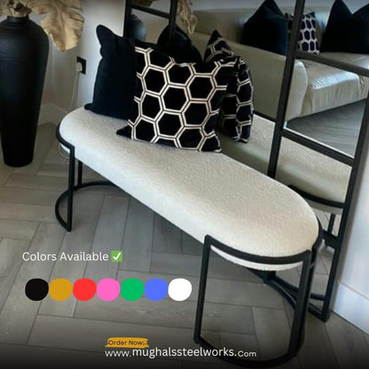 Ranee Ottoman Bench White