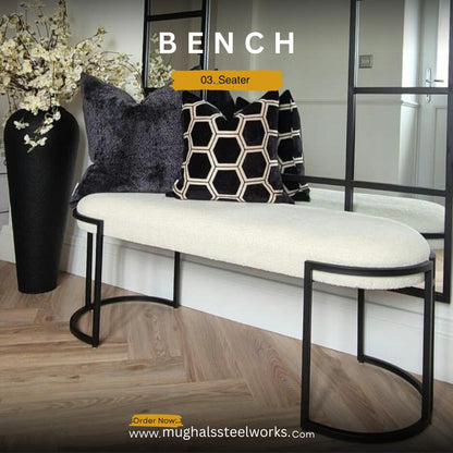 Ranee Ottoman Bench White