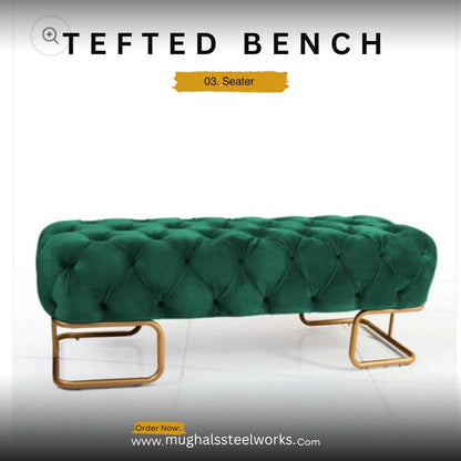 Tefted Ottoman Bench